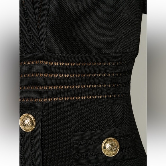 Balmain
short gold-tone buttons knit dress - Picture 6 of 15